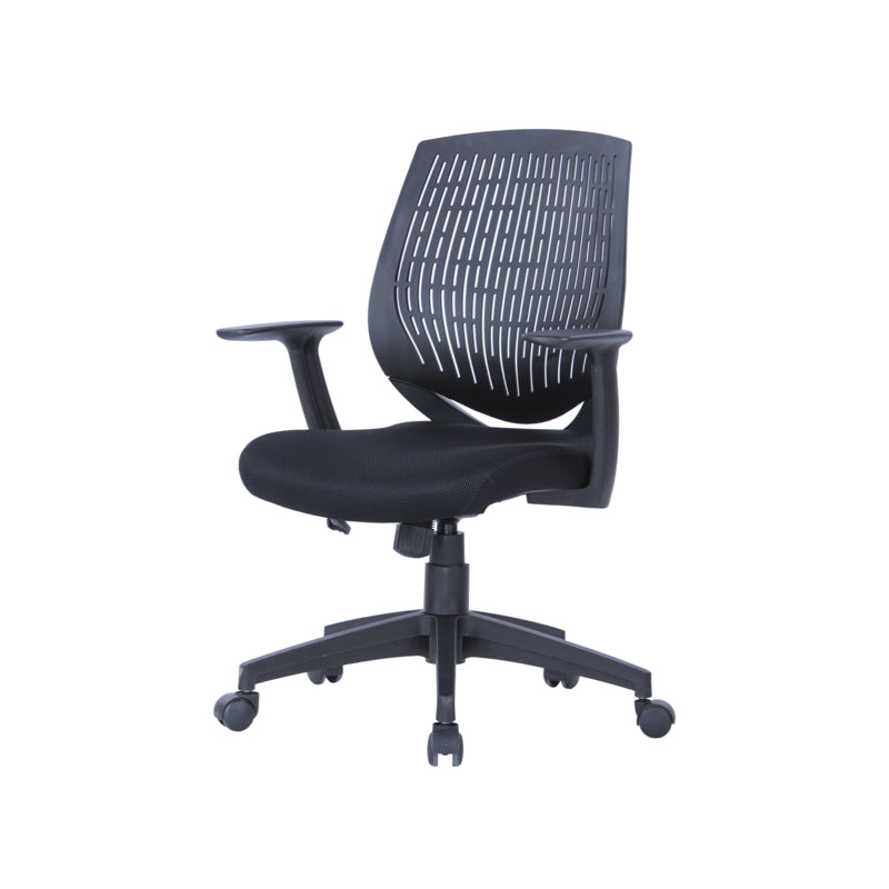 Alphason Malibu Plastic Chair, Black
