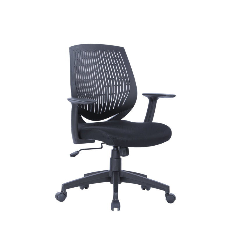Alphason Malibu Plastic Chair, Black