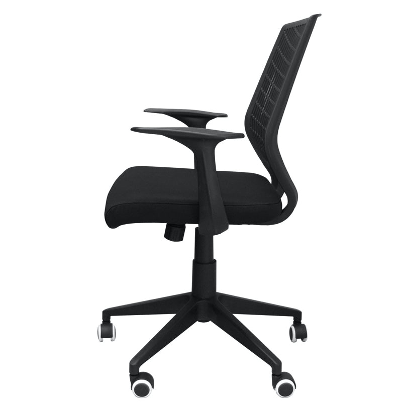 Alphason Pace Fabric Chair, Black