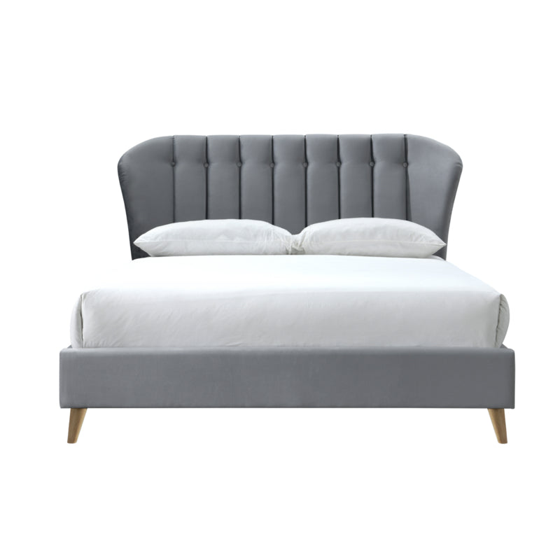 Birlea Elm 4ft Small Double Bed Frame, Grey