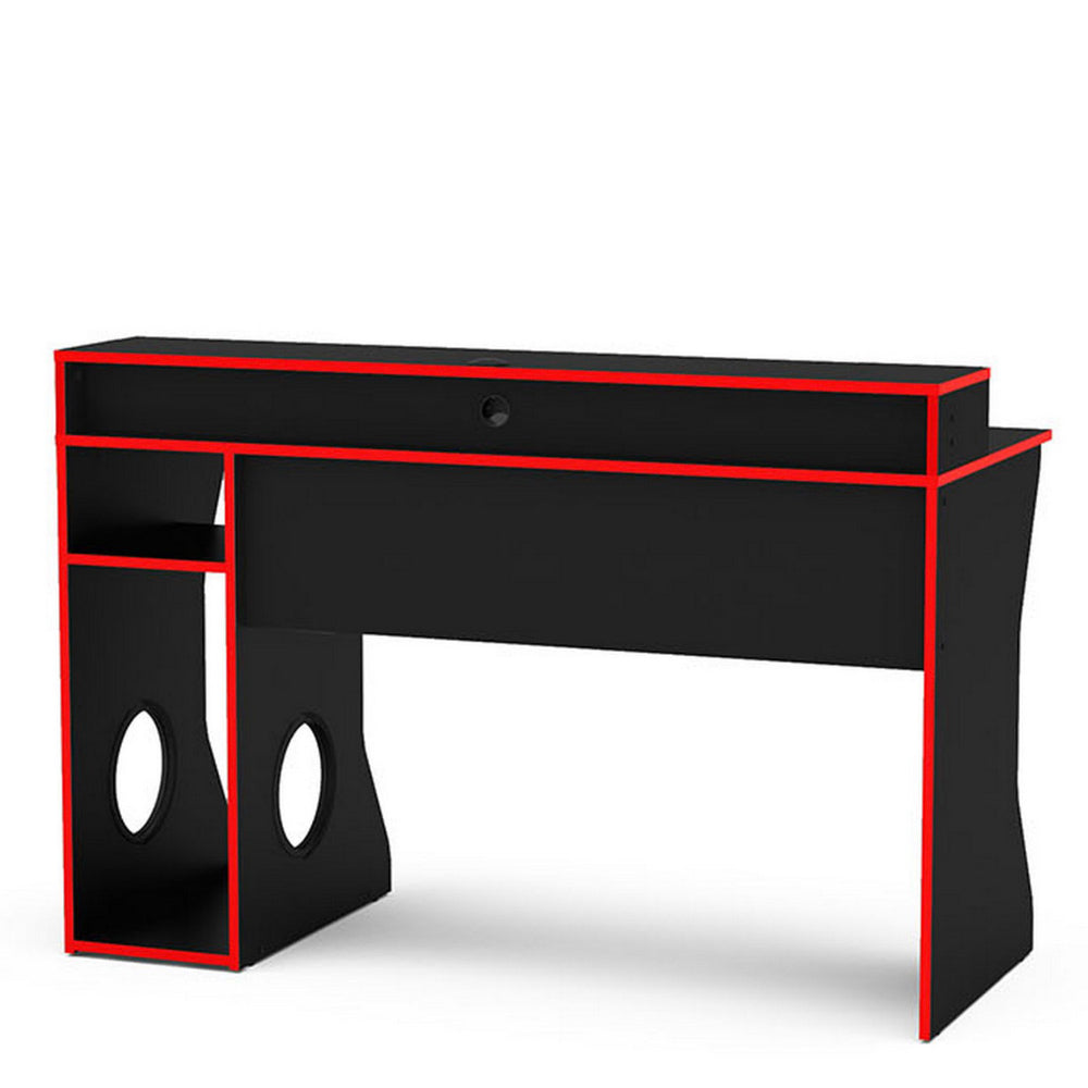 Birlea Enzo Gaming Computer Desk, Black & Red