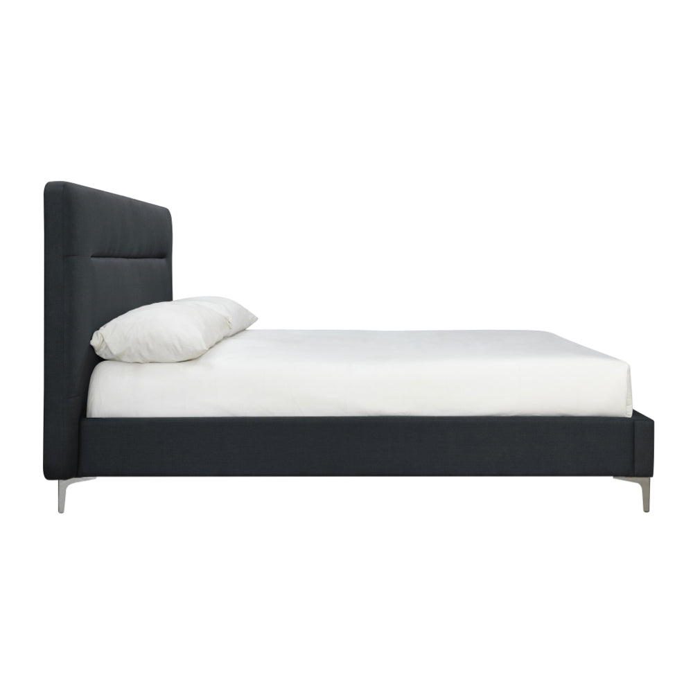 Birlea Finn 4ft 6in Double Fabric Bed Frame, Charcoal