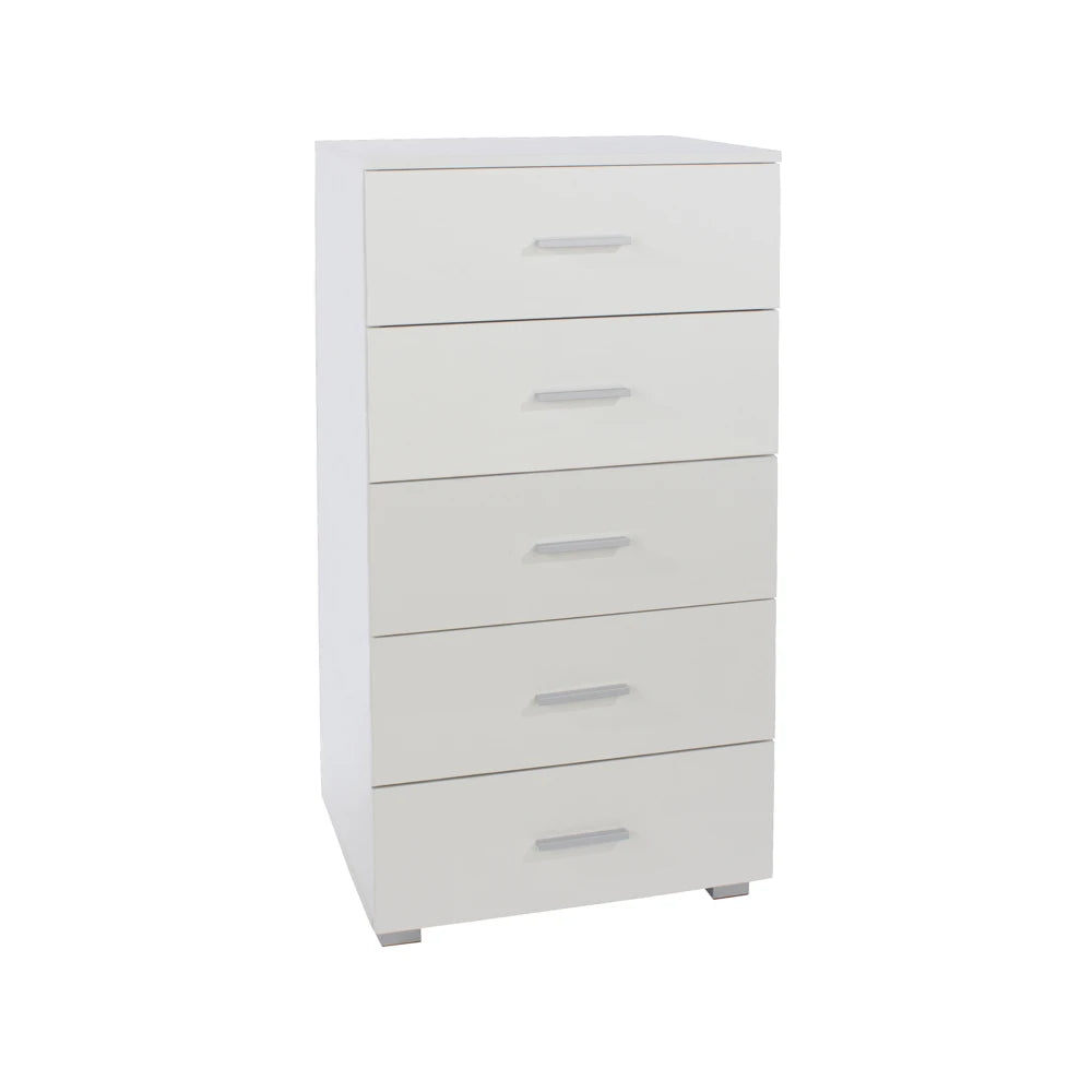 Core Products Lido 5 Narrow Tall Chest Of Drawers