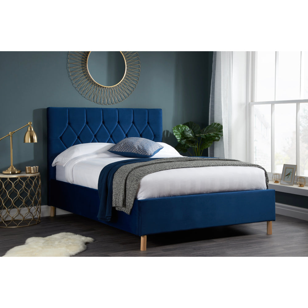 Birlea Loxley 5ft King Size Ottoman Bed Frame, Blue