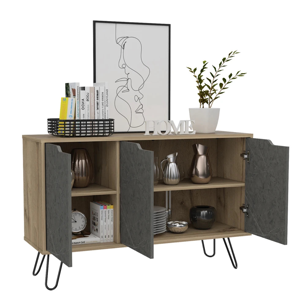 Core Products Manhattan Medium Sideboard With 3 Doors