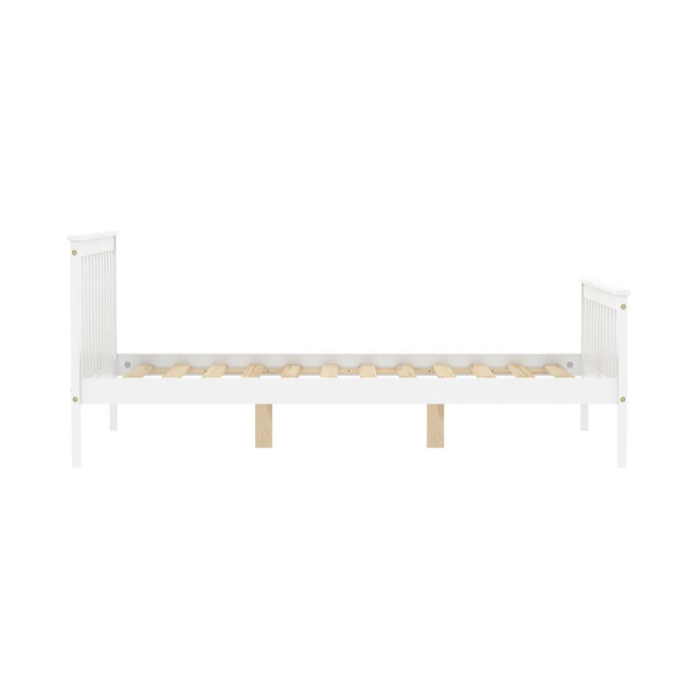 Birlea Oxford 4ft 6in Double Wooden Bed Frame, White